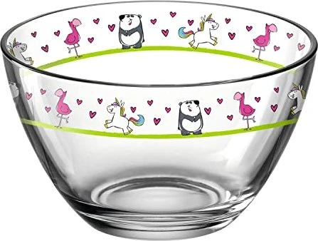 Leonardo Bambini Kinderschale 400ml flamingo, einhorn, panda
