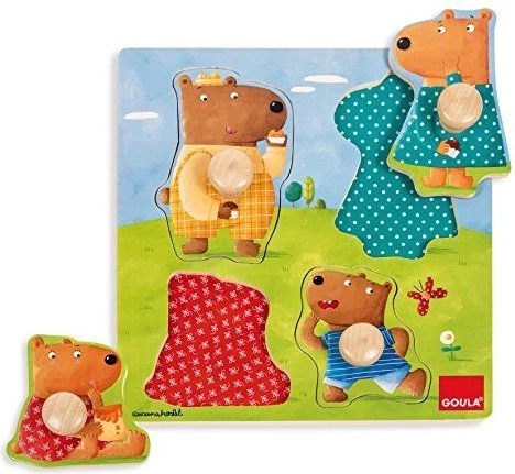 Jumbo Goula Holzpuzzle Bärenfamilie
