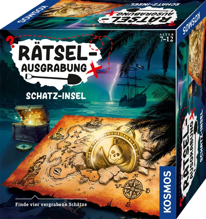 Kosmos Rätsel-Ausgrabung Schatzinsel