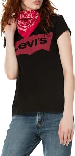 Levi's The Perfect T-Shirt kurzarm stonewashed black (Damen)