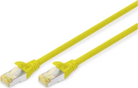 Digitus Patchkabel, Cat6a, S/FTP, RJ-45/RJ-45, 0.25m, gelb