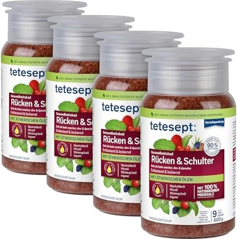 Tetesept Rücken & Schulter Badesalz, 2.40kg