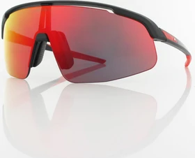 Alpina Turbo Pro black matt/mirror red (Junior)