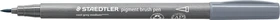 Staedtler pigment brush pen 371 kaltgrau medium, 10er-Pack