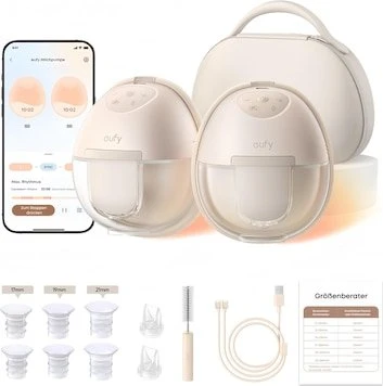 eufy S1 Pro Tragbare Doppel Milchpumpe