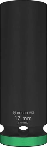 Bosch Professional PRO Impact Außensechskant Steckschlüssel 1/2", 17x77mm, 1 Stück