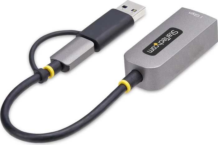 StarTech USB auf Gigabit LAN-Adapter, RJ-45, USB-C 3.0/USB-A 3.0 [Stecker]
