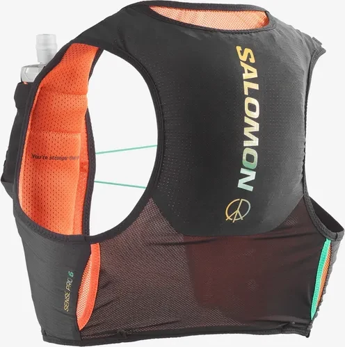 Salomon Sense Pro 6 Limited Courtney Edition black/nasturtium/dynasty green