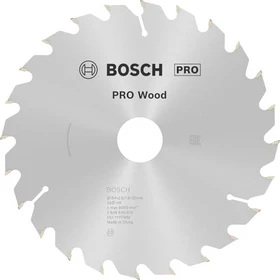 Bosch Professional Optiline Wood Kreissägeblatt 24Z, 184x2.6x30mm, 1 Stück