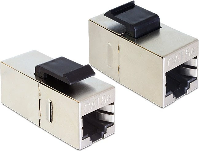 DeLOCK Keystone Modul RJ-45 Buchse via RJ-45 Buchse Cat5e
