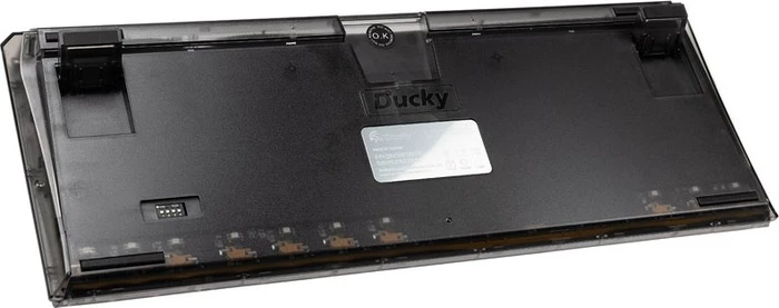 Ducky One 3, Aura Black, TKL, LEDs RGB, MX SILENT RGB RED, USB, DE