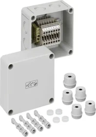 Spelsberg RKi 4/07 SL-7x4² Reihenklemmengehäuse, mit Schutzart IP54/IP66, Nennquerschnitt 4 mm²