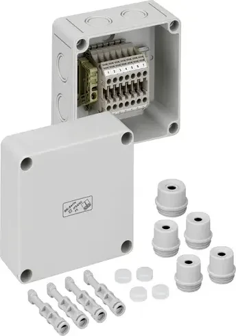 Spelsberg RKi 4/07 SL-7x4² Reihenklemmengehäuse, mit Schutzart IP54/IP66, Nennquerschnitt 4 mm²