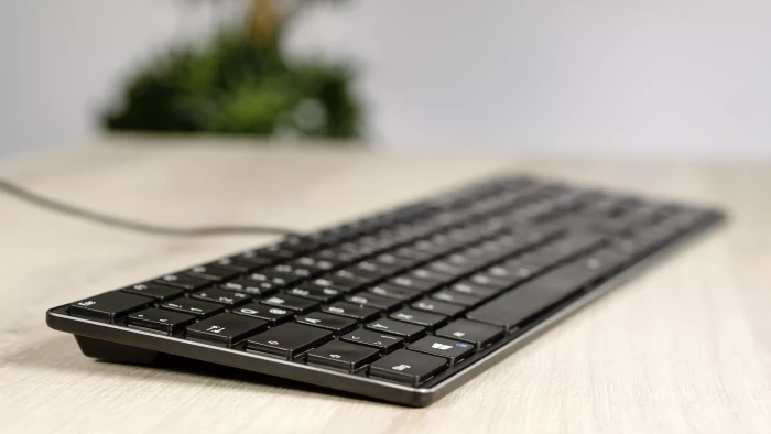 Speedlink Riva Slim Metal Scissor Keyboard, schwarz, USB, DE