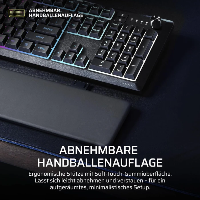 Corsair SKIFF 100, schwarz, LEDs RGB, USB, DE