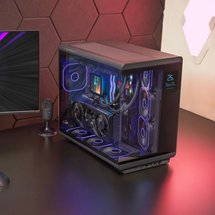 Mars Gaming MC-REVPRO Black, Glasfenster