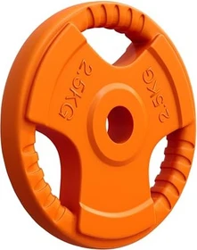Gorilla Sports Olympia Gummi Gripper 30/31mm Hantelscheibe 2.5kg