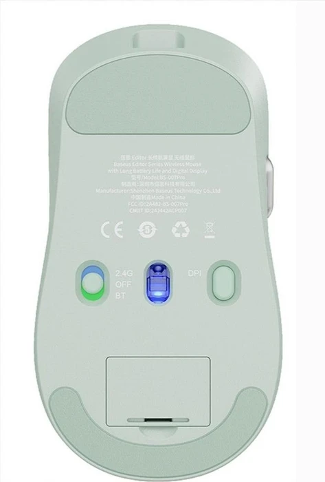 Baseus Editor Wireless Mouse, grün, USB/Bluetooth
