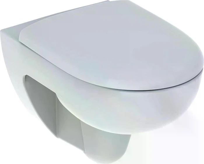 Geberit Renova Set Wand-WC Tiefspüler, Rimfree, mit WC-Sitz weiß