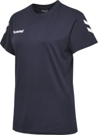 hummel GO Cotton T-Shirt kurzarm marine