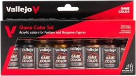 Vallejo Game Color Metallic Colors Farbset, 8-tlg.