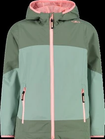 CMP Mädchen-Shell aus zweifarbigem Ripstop Funktionsjacke salvia (Junior)