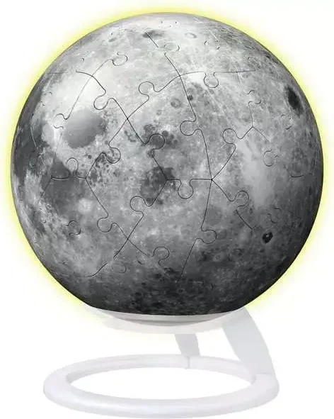 Ravensburger Puzzle 3D Puzzle-Ball Der Mond glow-in-the-dark