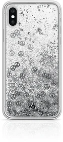White Diamonds Sparkle Case für Apple iPhone Xs/X silber
