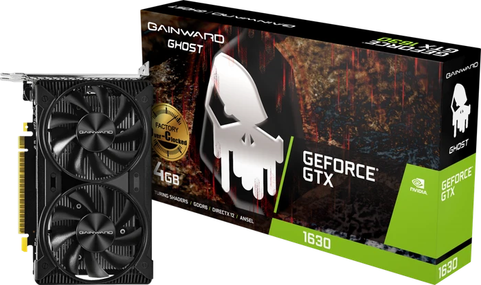 Gainward GeForce GTX 1630 Ghost OC, 4GB GDDR6, HDMI, 2x DP