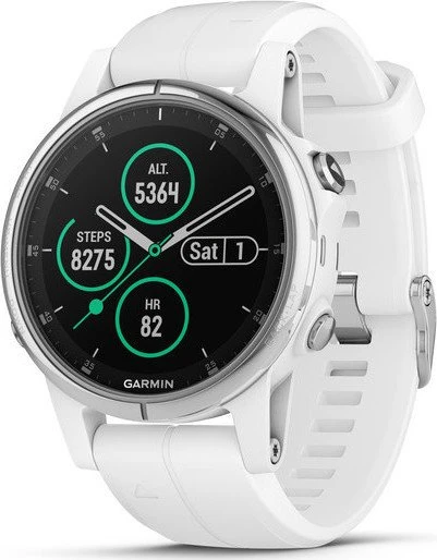 Garmin Fenix 5S Plus Sapphire weiß