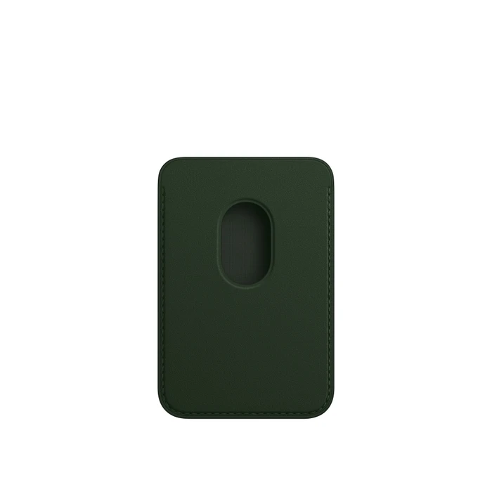 Apple iPhone Leder Wallet mit MagSafe schwarzgrün