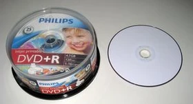 Philips DVD+R 8.5GB, 8x, 25er Spindel, printable
