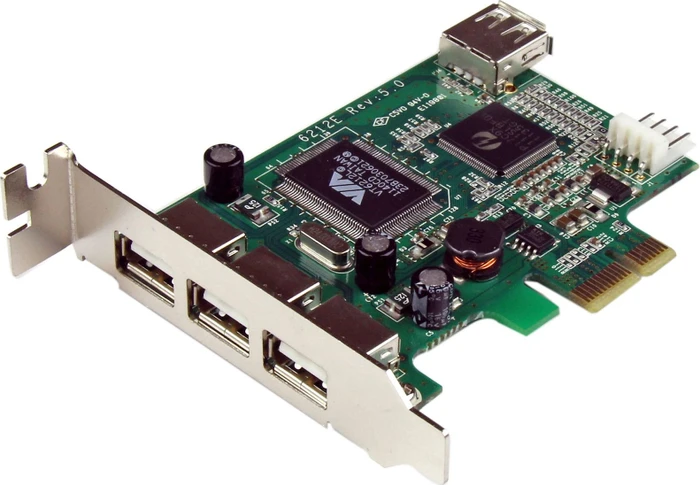 StarTech PEXUSB4DP, 4x USB-A 2.0, PCIe x1