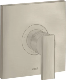 Hansgrohe Axor Citterio Einhebel-Brausemischer Unterputz mit Hebelgriff brushed nickel