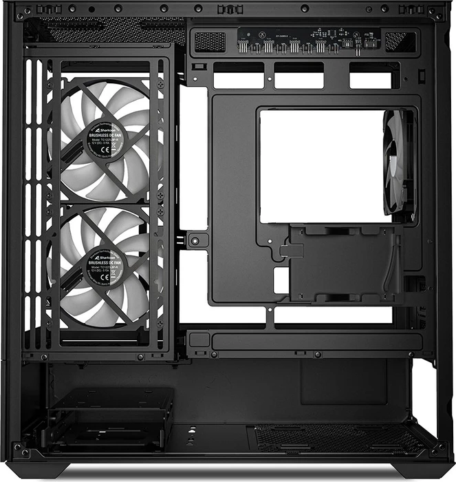 Sharkoon MK6 RGB Black, Glasfenster