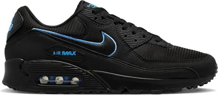 Nike Air Max 90 black/university blue (Herren)