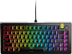 Glorious GMMK 3 Pro HE 75% Pre-built Gaming Keyboard, schwarz, LEDs RGB, Glorious Fox HE, USB, US (GLO-KB-GMMK3-PRO-75-PB-HE-W-BLK-US)
