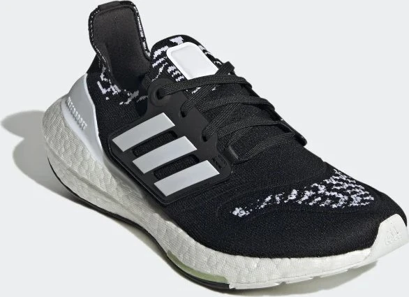 adidas Ultraboost 22 core black/cloud white/almost lime (Damen)