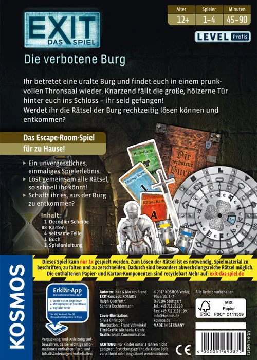 EXIT - Das Spiel - Die verbotene Burg