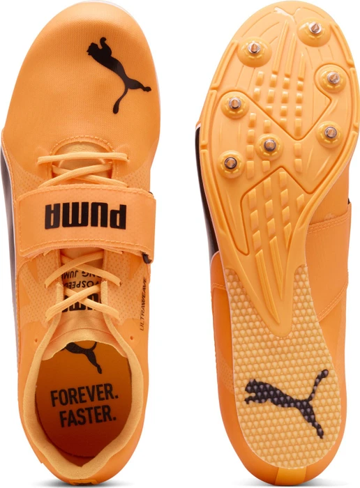 Puma evoSPEED Long Jump 11 sun stream/puma black/puma white