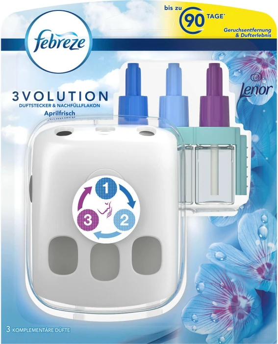 Febreze 3Volution Duftstecker Lenor Aprilfrisch Starterkit