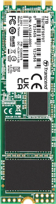 Transcend MTS970T SSD 2TB, M.2 2280 / B-M-Key / SATA 6Gb/s