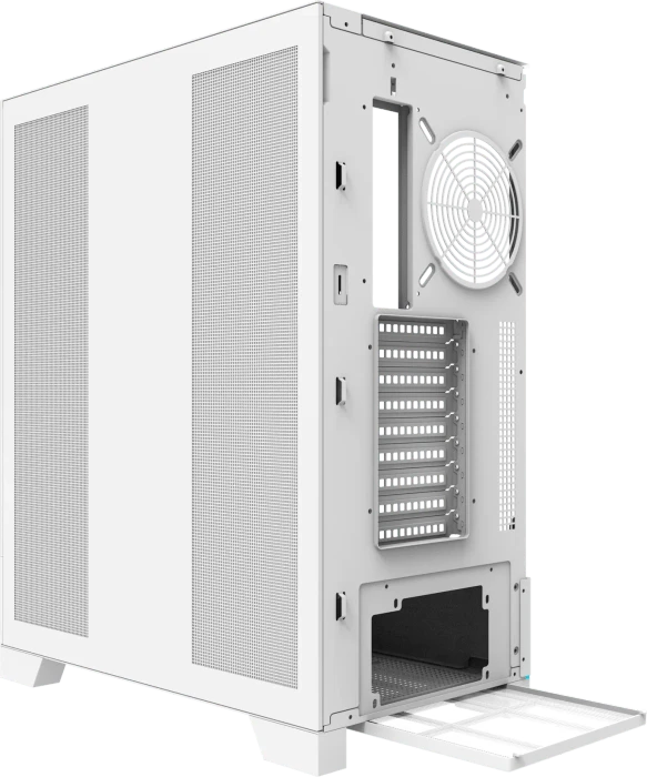 DarkFlash DY450L Pro White, Glasfenster