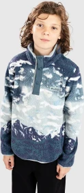 Columbia Helvetia II Half Snap Fleece mit Print Pullover crushed blue sisters/everblue (Junior)
