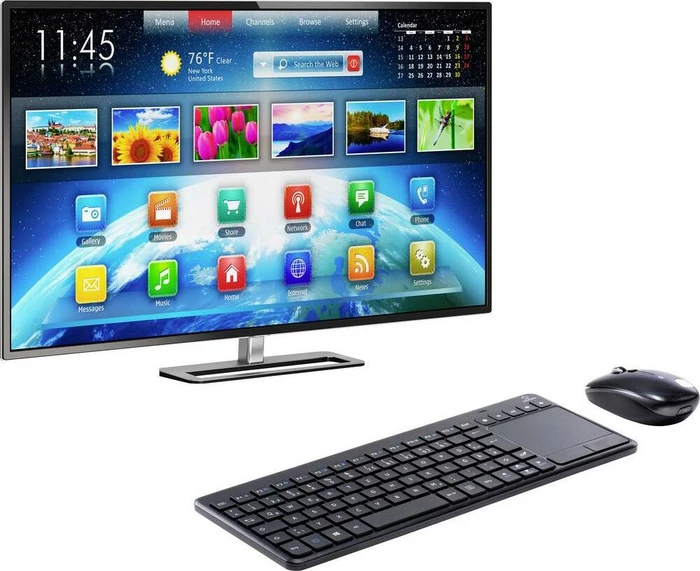 Renkforce MT-1006 Funktastatur mit Touchpad, USB, DE