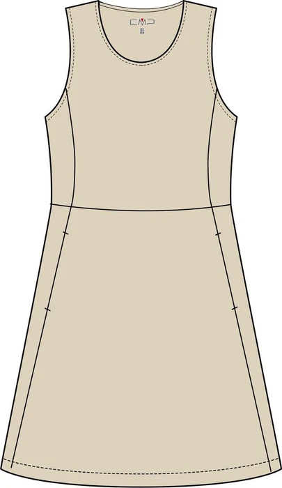 CMP Einfarbiges Kleid cream (Damen)