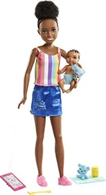Mattel Barbie - Skipper Babysitters Inc. Puppe brünett & Baby-Puppe