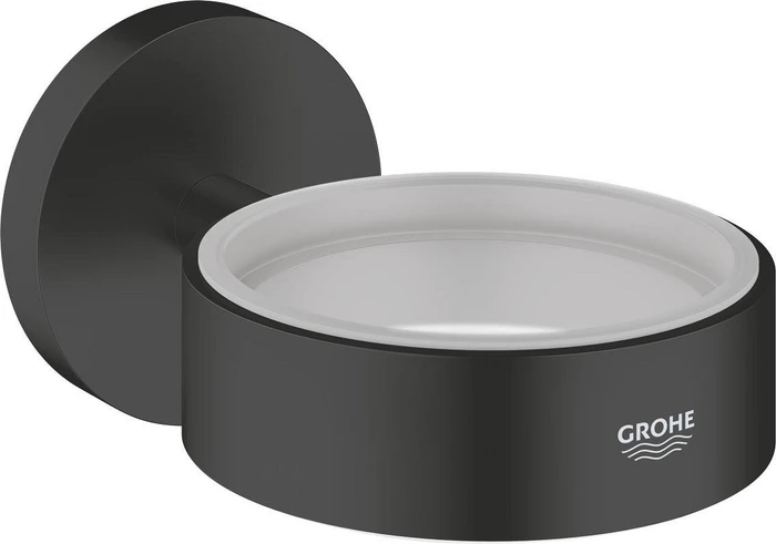 Grohe Essentials Halter für Zahnputzbecher matt black