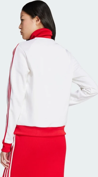 adidas Beckenbauer Originals Trainingsjacke white/better scarlet (Damen)
