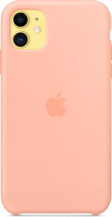 Apple Silikon Case für iPhone 11 Grapefruit